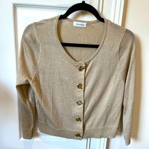 Calvin Klein Long-Sleeved Sweater Jacket